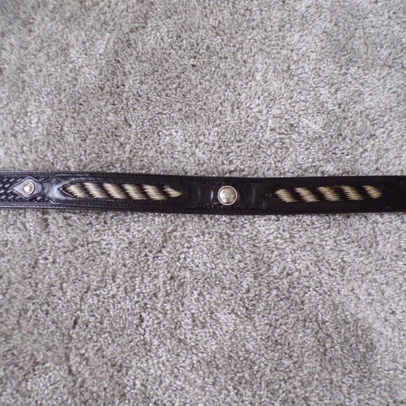 Nocona leather belt 38 - Picture 3 of 7